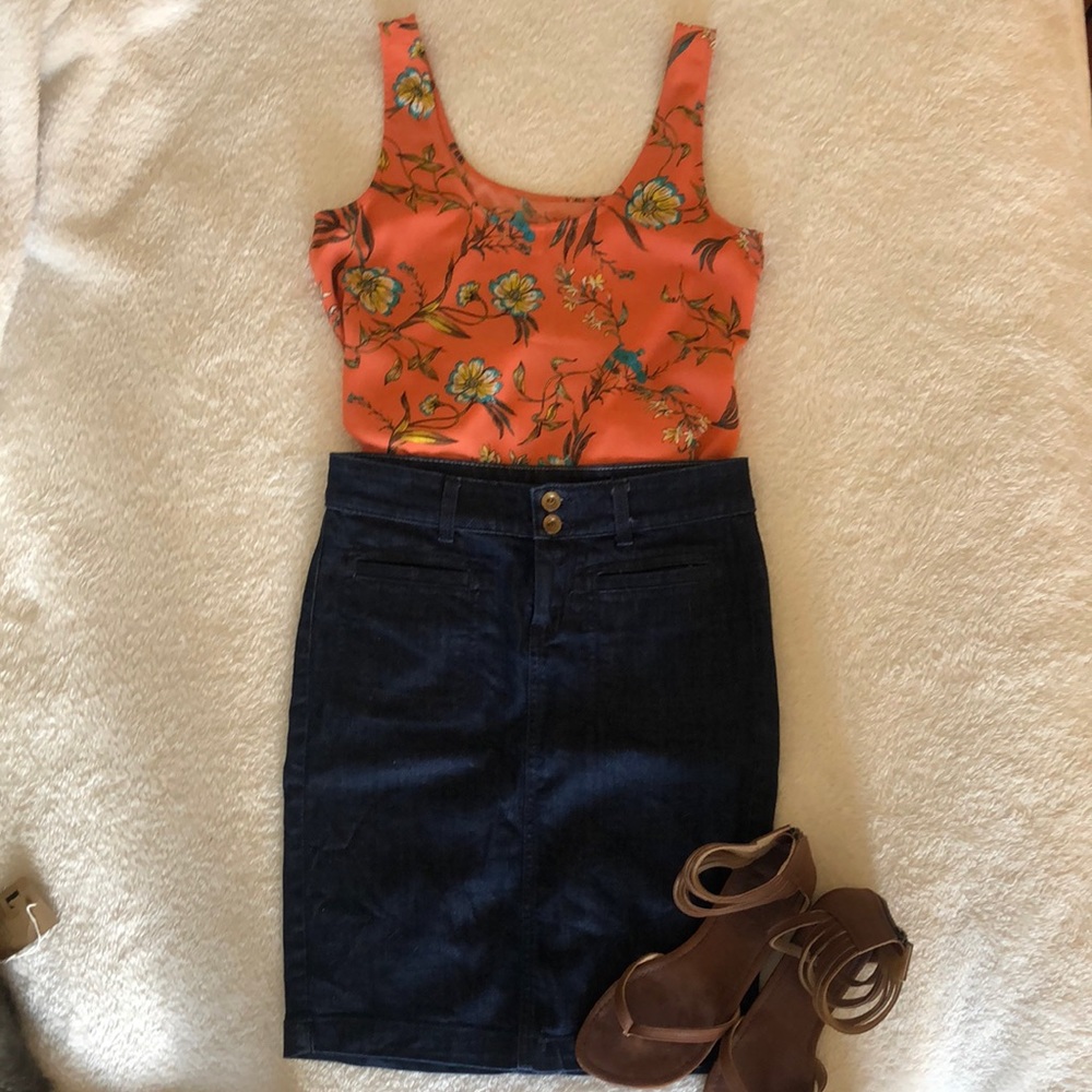 Banana Republic jean skirt
